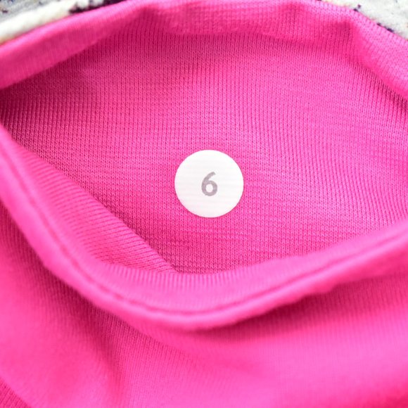 Lululemon Wunder Under Crop III Legging Size 6 Kara Blossom Yoga Black Pink - Picture 7 of 11